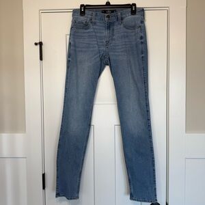 Hollister California skinny cotton advanced stretch men’s light wash Jeans